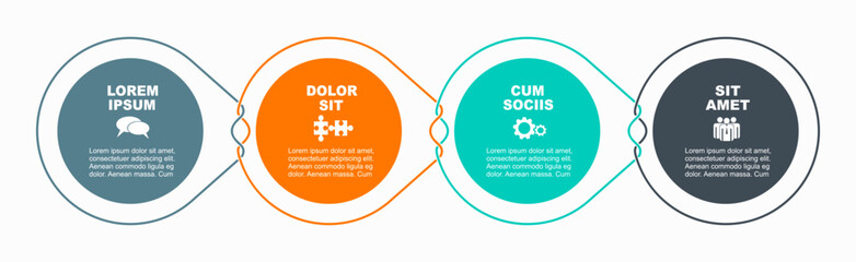 Infographic design template with place for your data. Vector illustration.