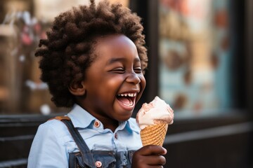 Side View A Happy African Boy Eating Chocolate Ice Cream Joy, African Culture, Sweet Treats, Chocolate Ice Cream, Childhood, Nutrition, Appreciation Of Food, Happiness