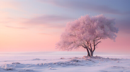 Obraz na płótnie Canvas Amazing winter landscape