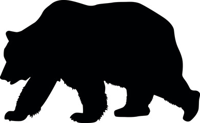 Bear SVG Cut File for Cricut and Silhouette, EPS Vector, PNG , JPEG , Zip Folder