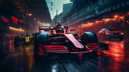 Obraz premium High-Speed Formula 1 Racing