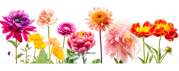 Assortment of Exquisite Flowers. Vibrant Floral Varieties. AI Generated