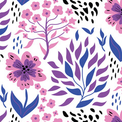 Cartoon Flower Patterns