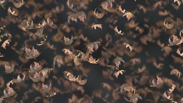 AUTUMN Dead Leaves Windy Background LOOPTILE. This footage is loopable and tileable and can create an infinite seamless background texture.