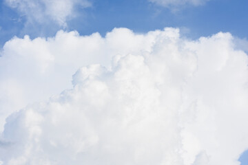 Blue sky with white clouds