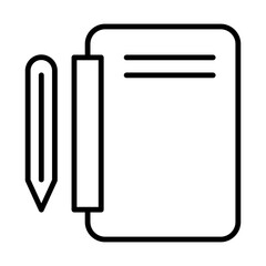 Notebook icon design