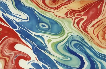 Abstract Liquid Marble Texture Ink Ripples Watercolor Design Background