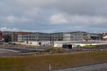 Obraz premium KIRUNA, SWEDEN - SEPTEMBER 13, 2023: The New city center of Kiruna.