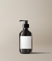 Abstract 3D Vector minimal scene for mockup product display. Cosmetic product background for sale event concept. Stage showcase on beige display studio background. Vector EPS10