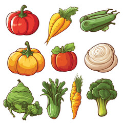 Set of Vegetable