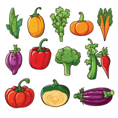 Set of Vegetable