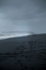 Reynisfjara Black Sand Beach in Vik, Iceland