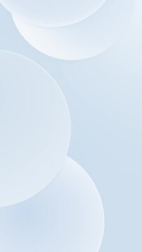 Looped background with gradient light spheres.