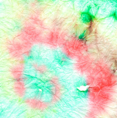 Candy Psychedelic Kaleidoscope. Dyed Circular