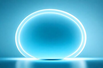 abstract blue background, background with spotlight, generative AI