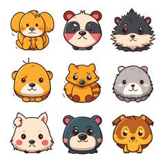 Fototapeta premium Set of Animals