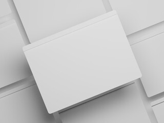 Browser 3d illustration with white background  - obrazy, fototapety, plakaty