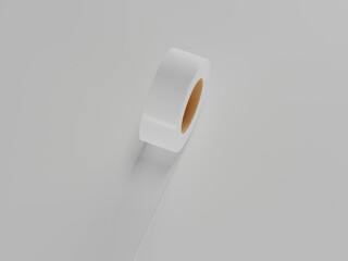 Tape 3d illustration with white background 