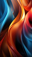 A close up of a colorful abstract background. Imaginary illustration.