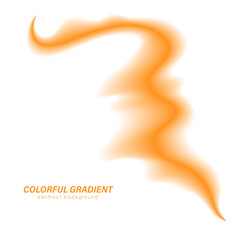 Colorful smoky gradient. Abstract color form. Template for posters, banners, interior, creative design and creative ideas