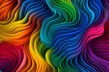 Fototapeta premium Complex and intricate gradients with multiple colors blending seamlessly. background