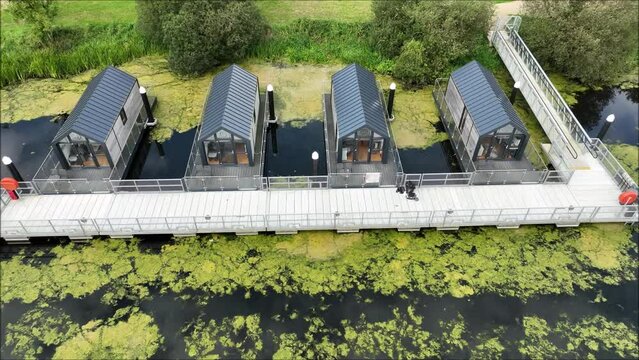 drone captures rare outbreak of blue green algae in lough neagh in northern ireland
