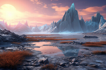 Textures that simulate digital landscapes and virtual environments. background
