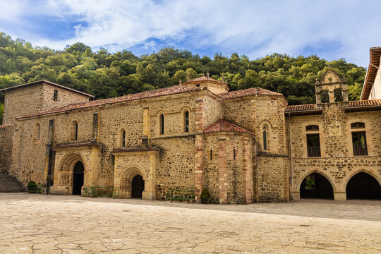 The Monastery of Santo Toribio de Li&eacute;bana. Cantabria, Spain.