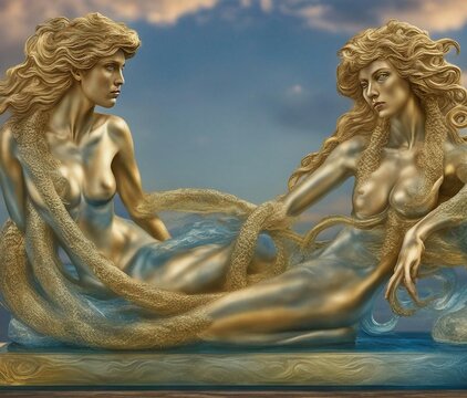 Greek Goddess with Snakes for Hair