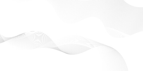 Seamless Abstract grey smooth blend technology wave lines element swoosh speed wave lines modern stream background. Abstract wave line for banner, template, wallpaper background with wave design. 