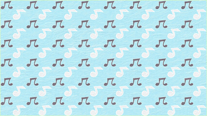 Musical Note Pattern Background Wallpaper