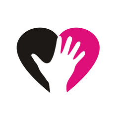 hand with love or heart