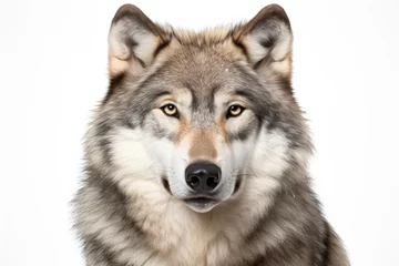 Fotobehang European gray wolf © Postproduction
