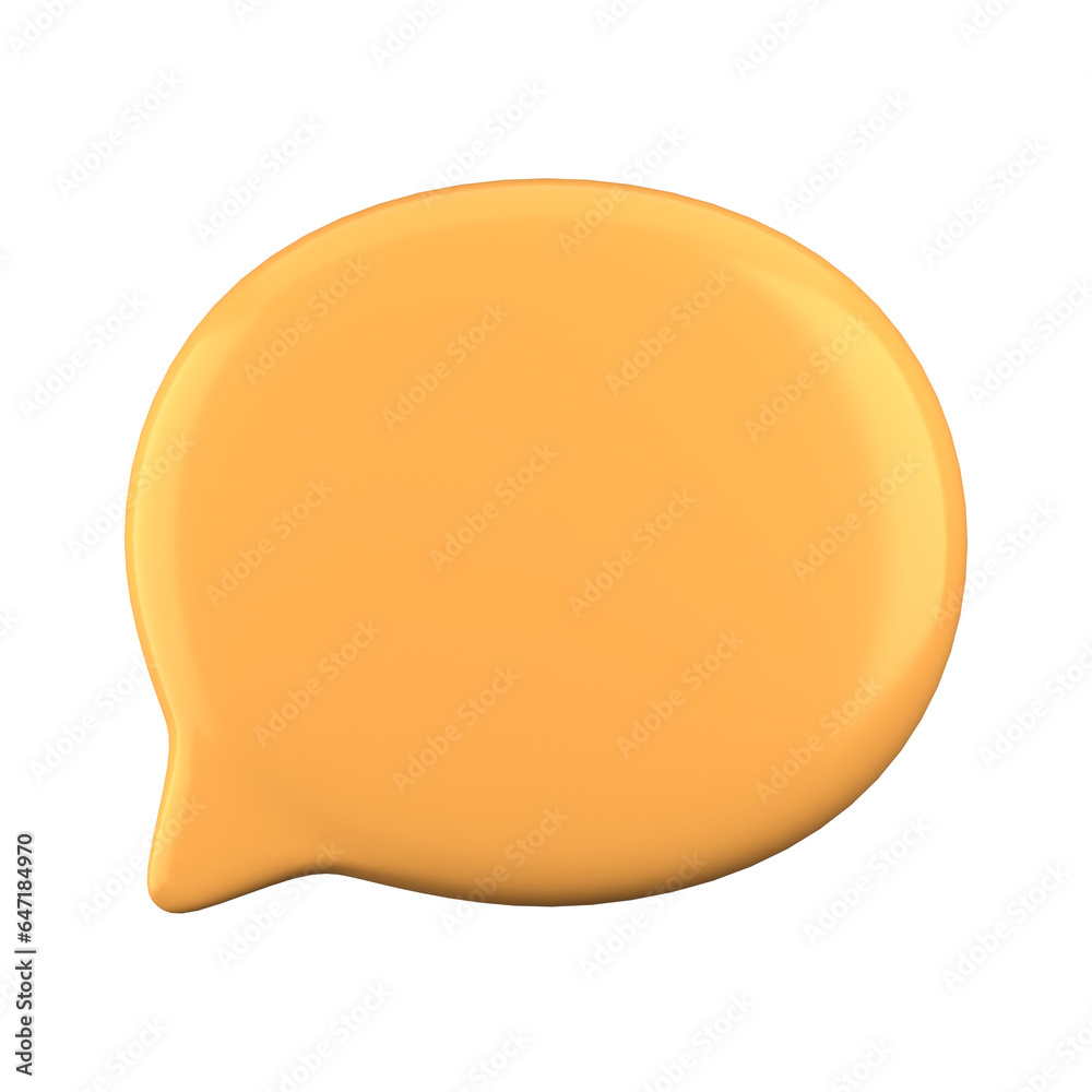 Fototapete 3d rendering of speech bubble icons, 3D Chat icon set. Set of 3d speak bubble. Chatting box, message box. Chat icon set. Balloon 3d style.