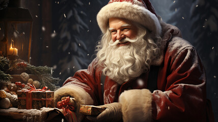 Christmas, Santa Claus is preparing to bring gifts into our homes. it will come?