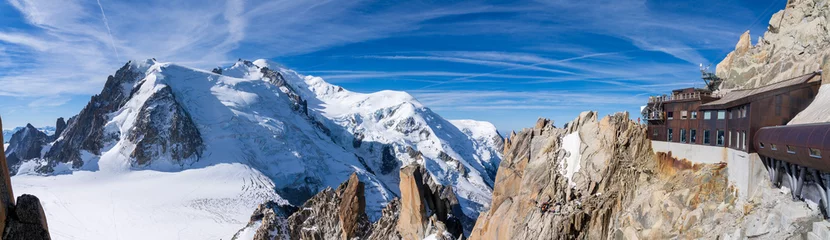 Stickers pour porte Mont Blanc Frankreich Haute Savoie im Herbst