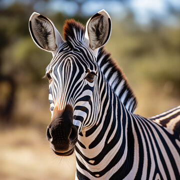 Vibrant Color Professional Zebra Photography Captured with Canon L Series Lens