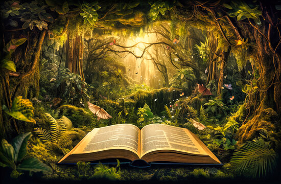 Open Book in the Jungle - Adventure Reading