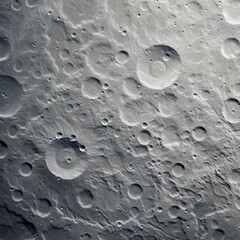 Top view moon crater surface. Generative AI technology. - obrazy, fototapety, plakaty