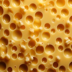 Cheese texture background. Generative AI