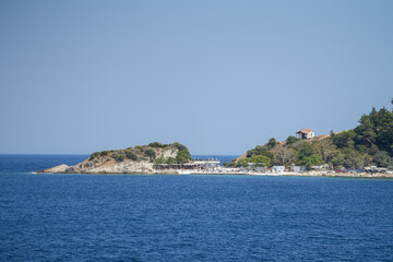 landscape on an island in Greece. photo during the day.