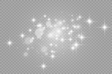 Brilliant dust vector shine. Glittering shiny ornaments for background. Vector illustration.	
