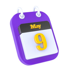 Calendar icon 3d render