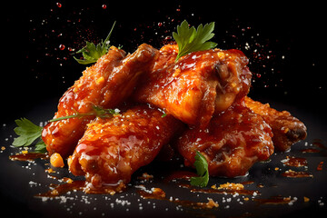 grilled chicken wings	