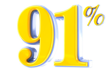 Number 3d render png transparent