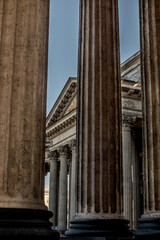 An ancient majestic religious temple built in the 19th century. An architectural masterpiece in an ancient city, where many tourists come from all over the world.