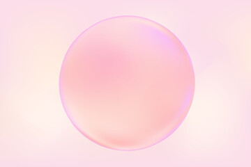 Elegant circle-shaped wallpaper, nude pink tones, fluid blush pink gradient background. Perfect for websites, cosmetics presentations, card design, flyers, posters.