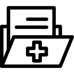 Obraz premium Medical History Icon