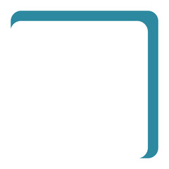 Blue and white rounded rectangle frame.