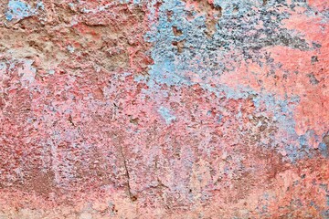 Retro wall colorful grunge concrete background